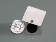Viewing port and temperature gauge