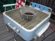 cooling the beans